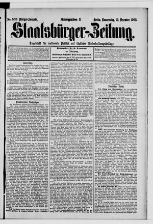 Staatsbürger-Zeitung vom 13.12.1906