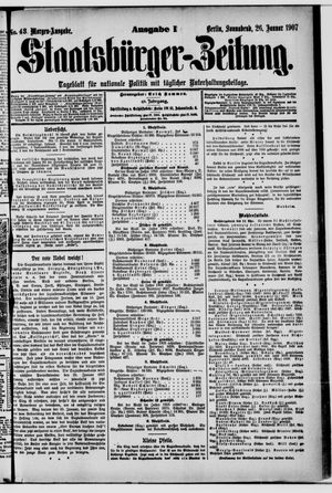 Staatsbürger-Zeitung vom 26.01.1907