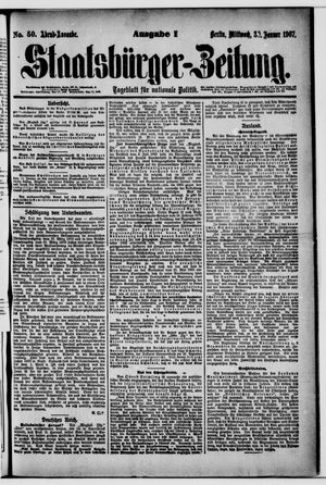 Staatsbürger-Zeitung vom 30.01.1907