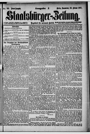 Staatsbürger-Zeitung vom 23.02.1907