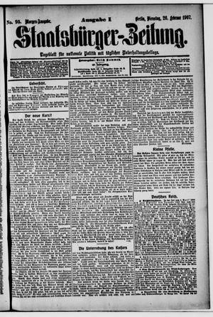 Staatsbürger-Zeitung vom 26.02.1907