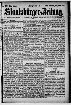 Staatsbürger-Zeitung on Feb 28, 1907