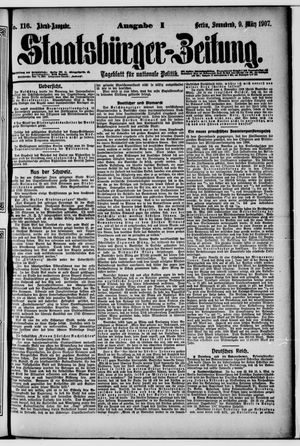 Staatsbürger-Zeitung on Mar 9, 1907