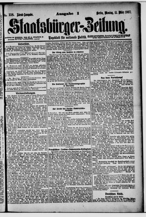 Staatsbürger-Zeitung vom 11.03.1907