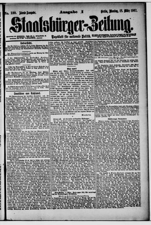 Staatsbürger-Zeitung vom 18.03.1907