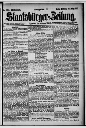 Staatsbürger-Zeitung vom 20.03.1907