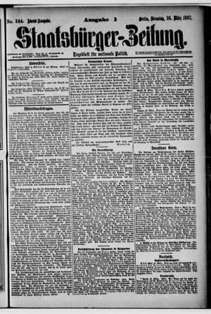 Staatsbürger-Zeitung vom 26.03.1907
