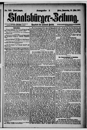 Staatsbürger-Zeitung on Mar 28, 1907
