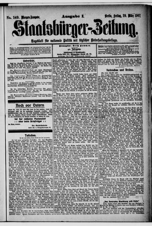 Staatsbürger-Zeitung vom 29.03.1907