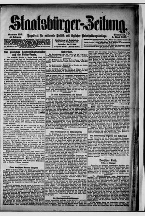 Staatsbürger-Zeitung vom 06.04.1907