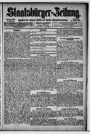 Staatsbürger-Zeitung on Apr 10, 1907