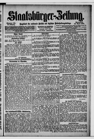 Staatsbürger-Zeitung on Apr 13, 1907