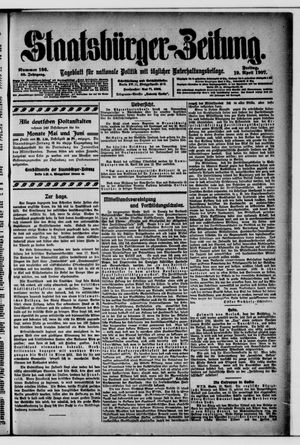 Staatsbürger-Zeitung vom 19.04.1907
