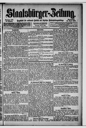 Staatsbürger-Zeitung vom 20.04.1907