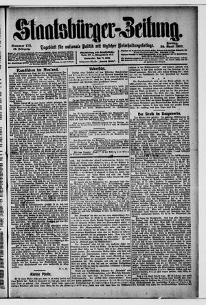 Staatsbürger-Zeitung on Apr 26, 1907