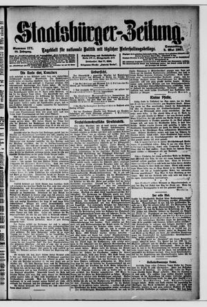 Staatsbürger-Zeitung on May 2, 1907