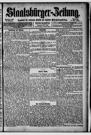 Staatsbürger-Zeitung on May 5, 1907