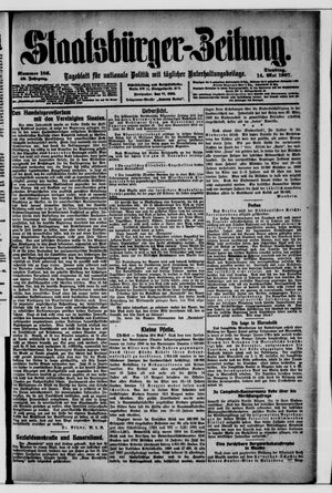 Staatsbürger-Zeitung on May 14, 1907