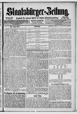 Staatsbürger-Zeitung on May 29, 1907