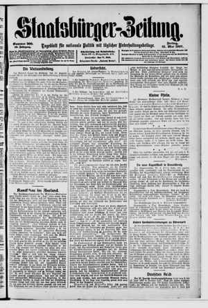 Staatsbürger-Zeitung vom 31.05.1907