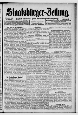 Staatsbürger-Zeitung on Jun 1, 1907