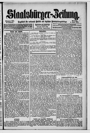 Staatsbürger-Zeitung vom 09.06.1907