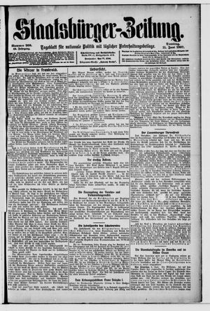 Staatsbürger-Zeitung vom 11.06.1907