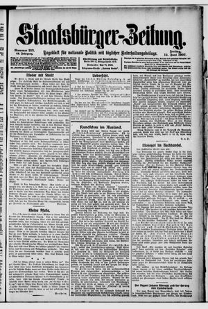 Staatsbürger-Zeitung vom 14.06.1907