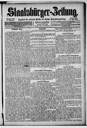 Staatsbürger-Zeitung vom 13.07.1907