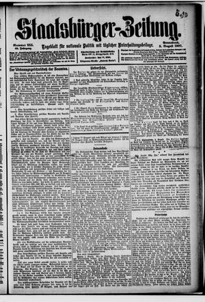 Staatsbürger-Zeitung on Aug 3, 1907
