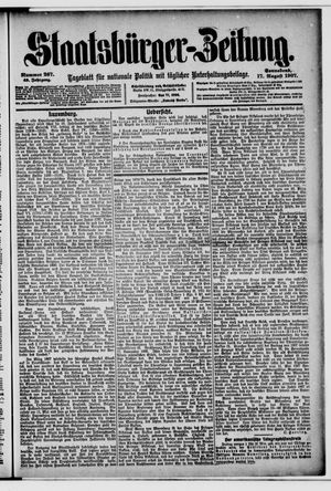 Staatsbürger-Zeitung on Aug 17, 1907