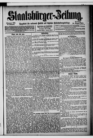 Staatsbürger-Zeitung vom 20.08.1907