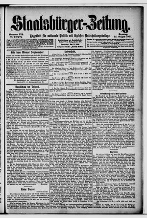 Staatsbürger-Zeitung vom 25.08.1907