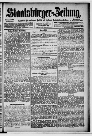 Staatsbürger-Zeitung vom 07.09.1907