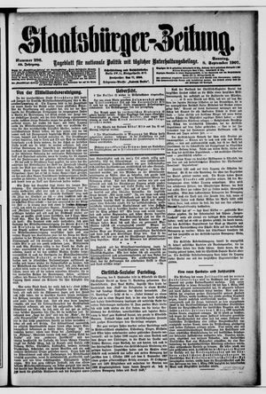 Staatsbürger-Zeitung on Sep 8, 1907
