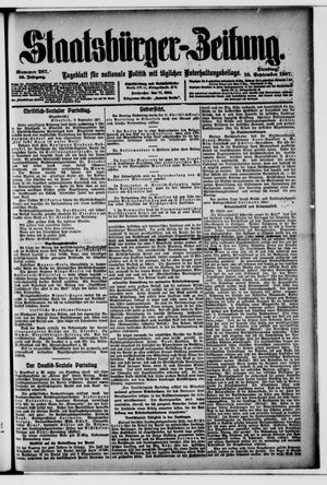 Staatsbürger-Zeitung vom 10.09.1907