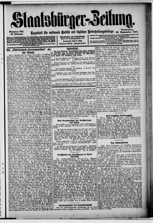 Staatsbürger-Zeitung on Sep 26, 1907