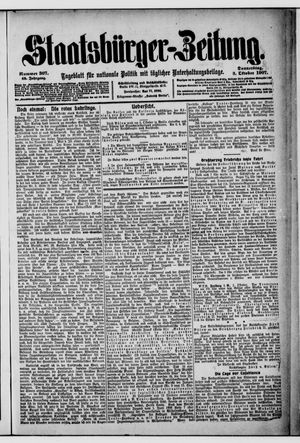 Staatsbürger-Zeitung on Oct 3, 1907