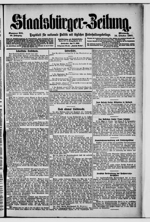 Staatsbürger-Zeitung vom 16.10.1907