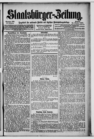 Staatsbürger-Zeitung on Oct 25, 1907