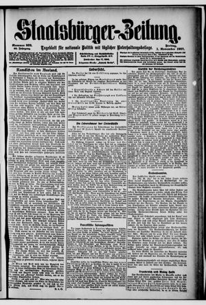 Staatsbürger-Zeitung on Nov 1, 1907