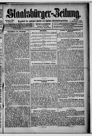 Staatsbürger-Zeitung vom 08.11.1907