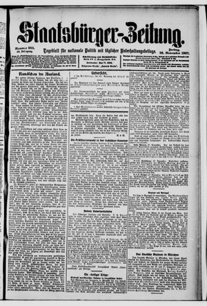 Staatsbürger-Zeitung vom 29.11.1907