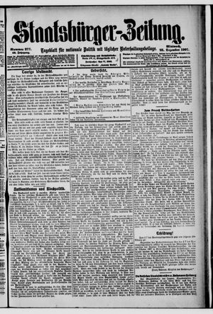 Staatsbürger-Zeitung vom 25.12.1907