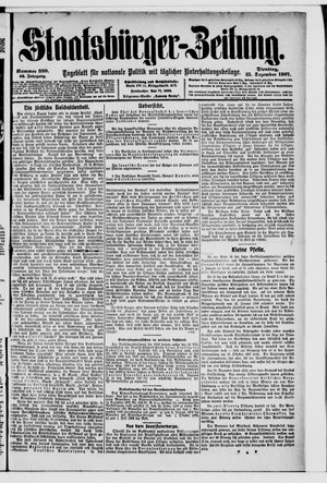 Staatsbürger-Zeitung vom 31.12.1907