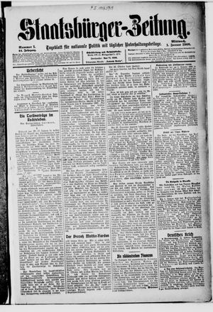 Staatsbürger-Zeitung on Jan 1, 1908