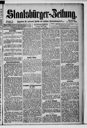 Staatsbürger-Zeitung vom 11.01.1908