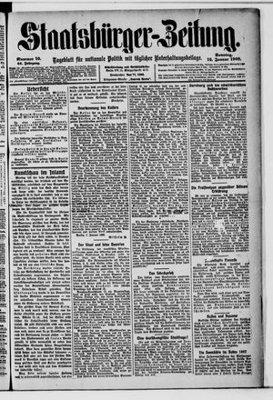 Staatsbürger-Zeitung vom 12.01.1908