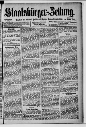 Staatsbürger-Zeitung vom 15.01.1908