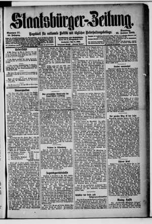 Staatsbürger-Zeitung on Jan 21, 1908